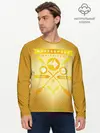 Мужской лонгслив базовый / Hufflepuff Quidditch Team (P007_P004ooo2673061, P004ooo2673061)