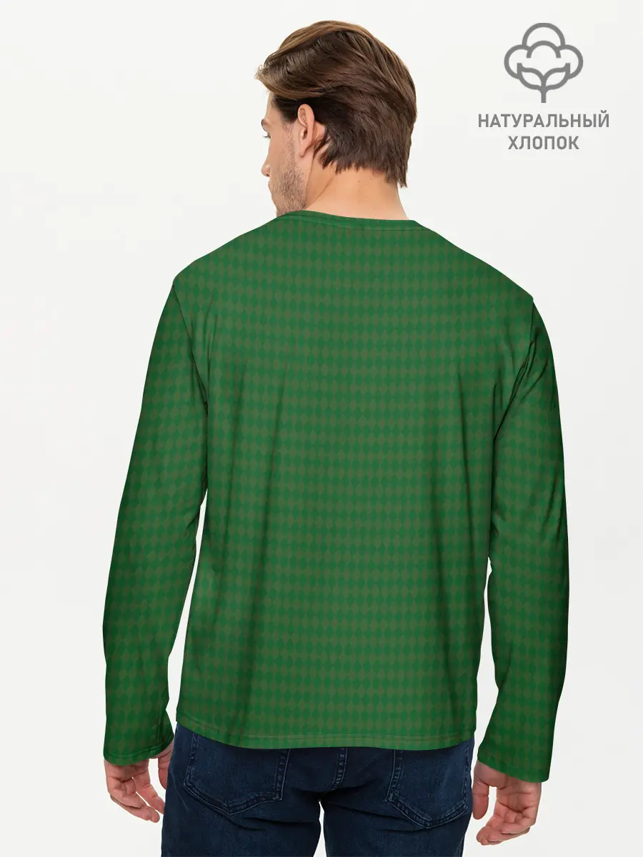 Мужской лонгслив базовый / Slytherin Quidditch Team (P007_P004ooo2672195, P004ooo2672195)