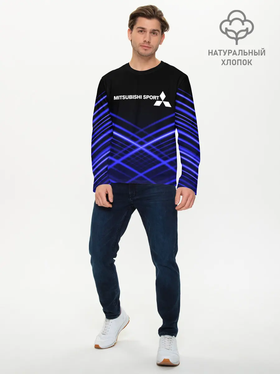 Мужской лонгслив базовый / MITSUBISHI (P007_P004ooo2672607, P004ooo2672607)