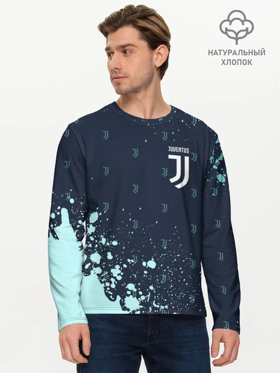 Мужской лонгслив базовый / JUVENTUS / ЮВЕНТУС (P007_P004ooo2674477, P004ooo2674477)