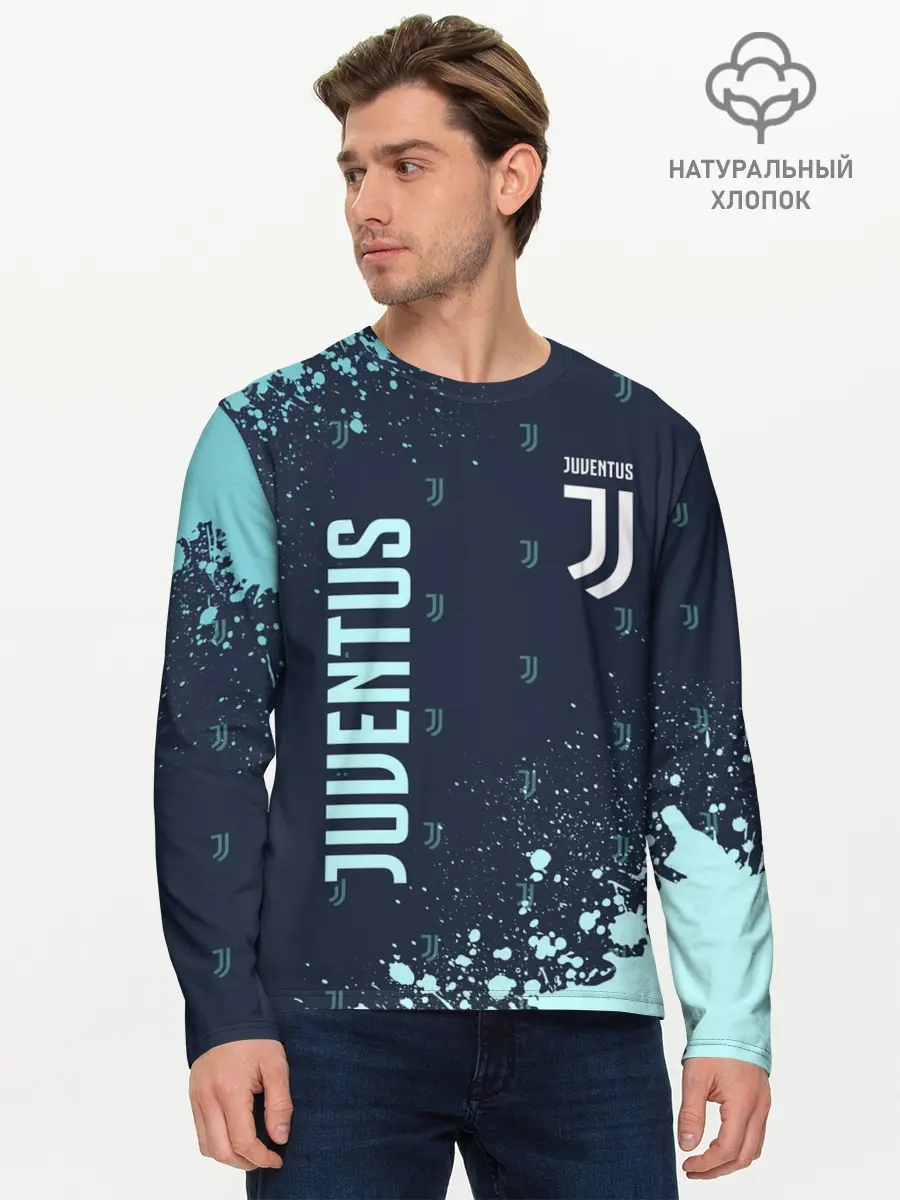 Мужской лонгслив базовый / JUVENTUS / ЮВЕНТУС (P007_P004ooo2674481, P004ooo2674481)