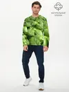 Мужской лонгслив базовый / Неоновый базилик (P007_P004ooo2674511, P004ooo2674511)
