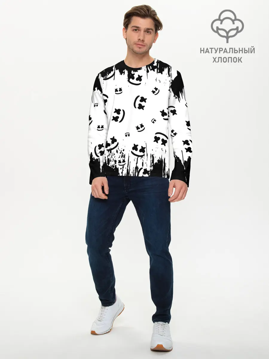 Мужской лонгслив базовый / MARSHMELLO / МАРШМЕЛЛОУ (P007_P004ooo2674531, P004ooo2674531)