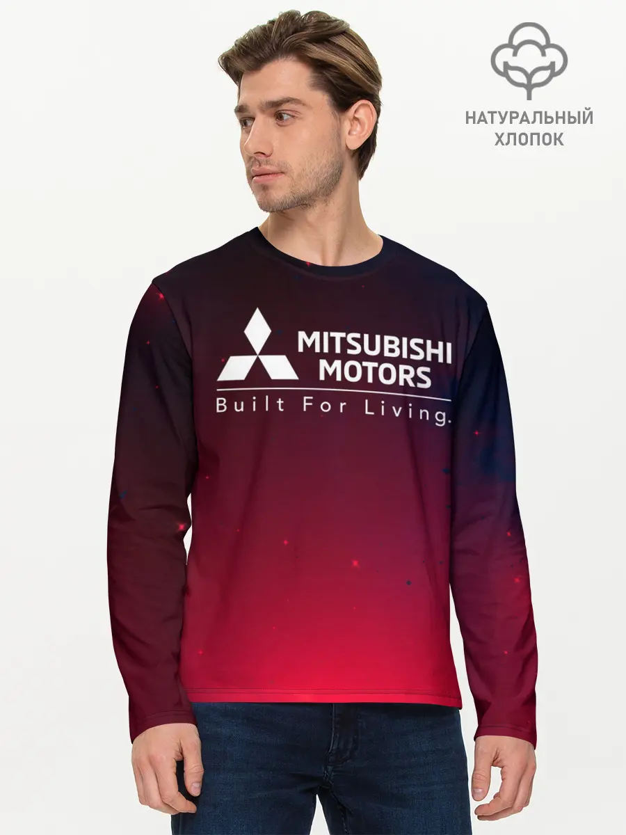 Мужской лонгслив базовый / MITSUBISHI / МИТСУБИСИ (P007_P004ooo2674691, P004ooo2674691)