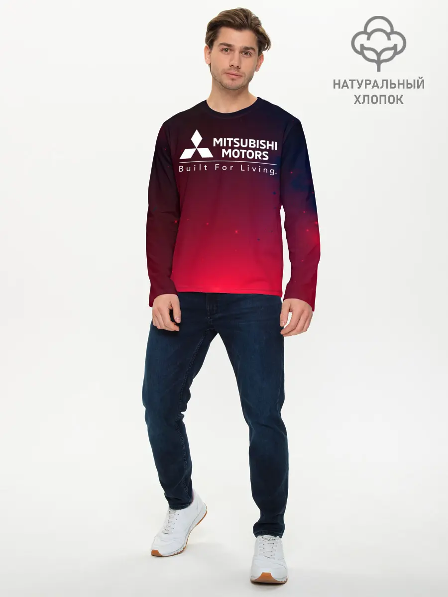 Мужской лонгслив базовый / MITSUBISHI / МИТСУБИСИ (P007_P004ooo2674691, P004ooo2674691)