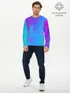 Мужской лонгслив базовый / BACKGROUND IN NEON (P007_P004ooo2674745, P004ooo2674745)
