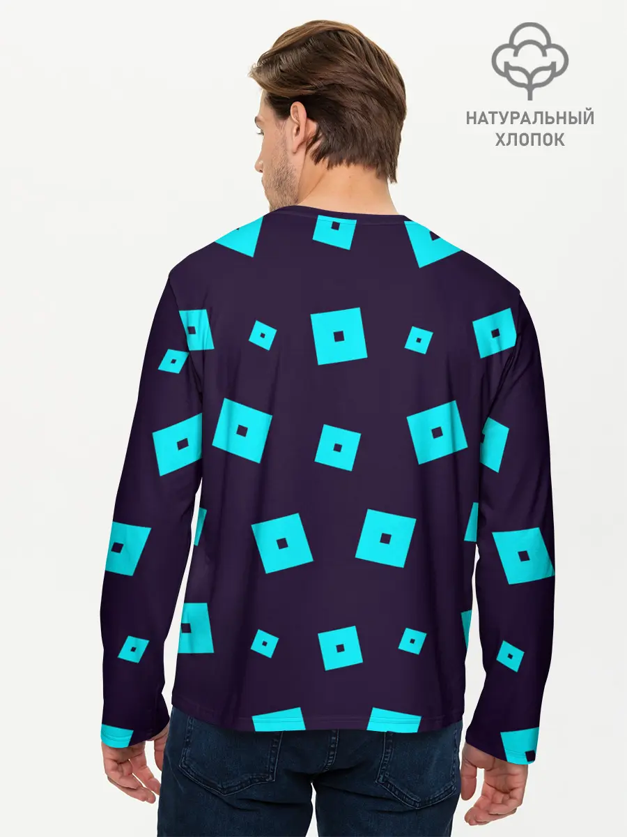 Мужской лонгслив базовый / ROBLOX / РОБЛОКС (P007_P004ooo2674819, P004ooo2674819)