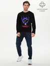 Мужской лонгслив базовый / Кот (P007_P004ooo2675233, P004ooo2675233)