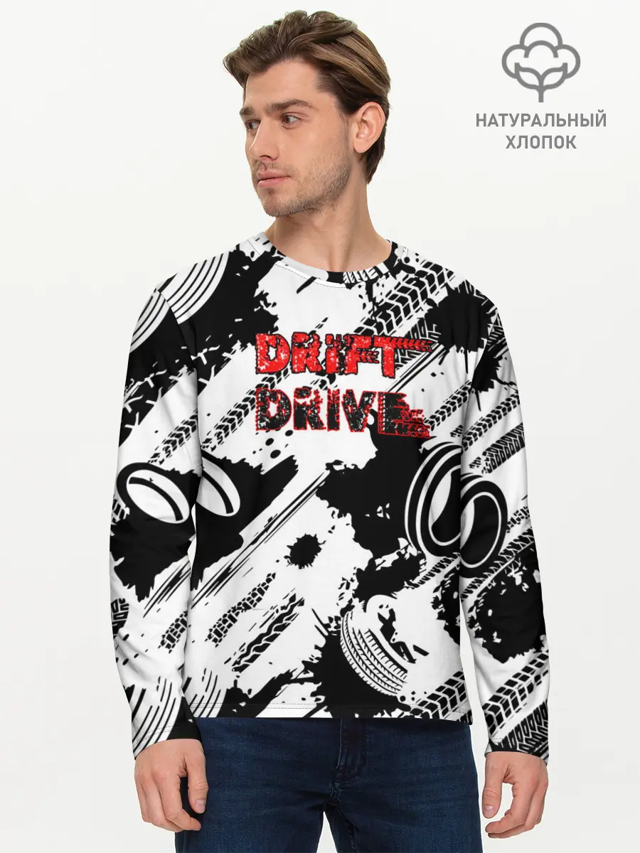 Мужской лонгслив базовый / Drift (P007_P004ooo2675337, P004ooo2675337)