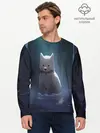 Мужской лонгслив базовый / Одинокий пес в озере слез (P007_P004ooo2675553, P004ooo2675553)
