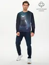 Мужской лонгслив базовый / Одинокий пес в озере слез (P007_P004ooo2675553, P004ooo2675553)