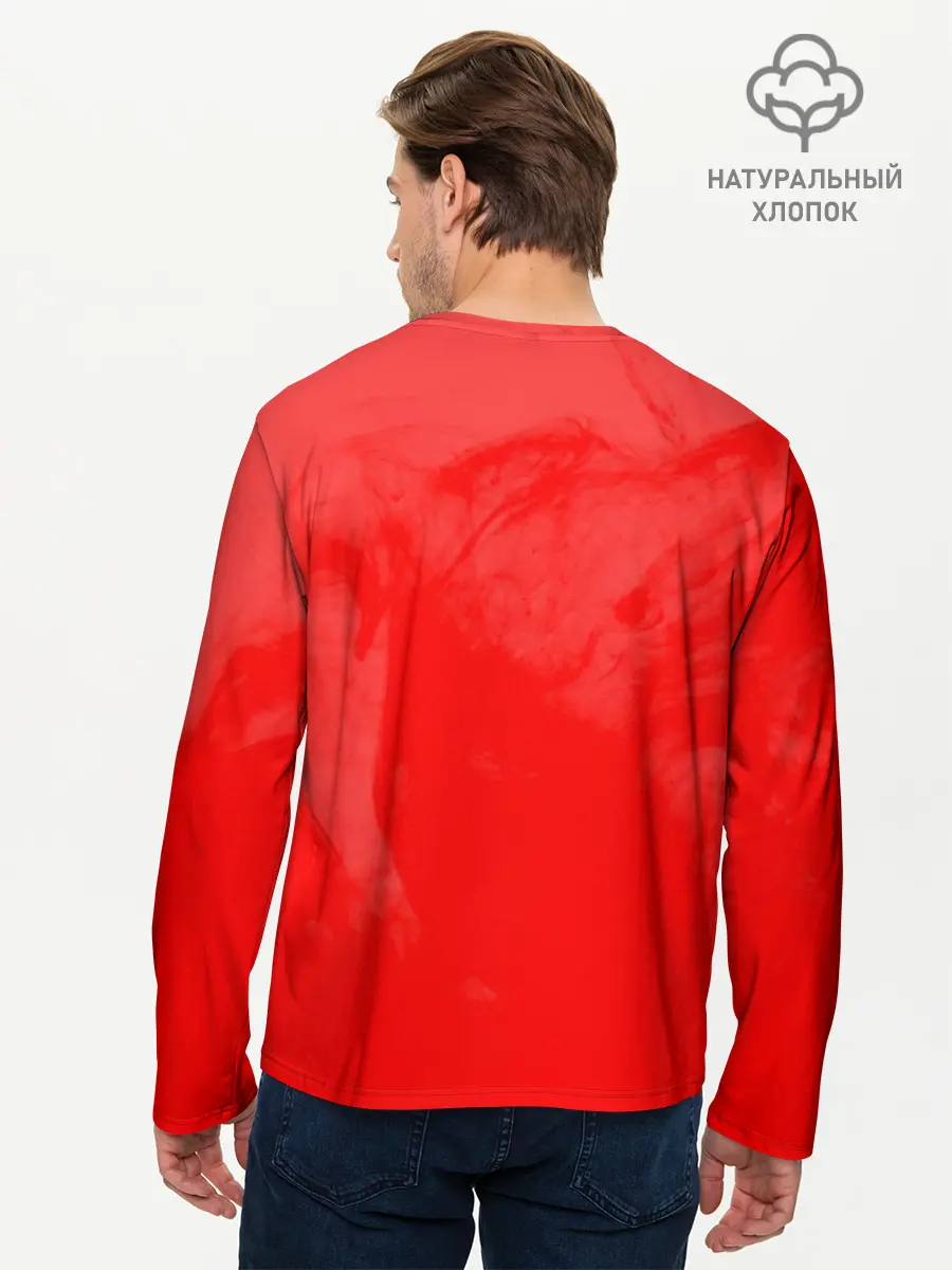 Мужской лонгслив базовый / RED SMOKE (P007_P004ooo2677717, P004ooo2677717)
