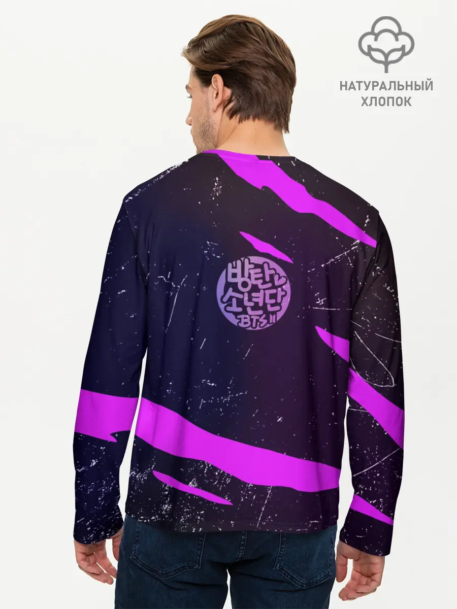 Мужской лонгслив базовый / BTS (P007_P004ooo2677097, P004ooo2677097)