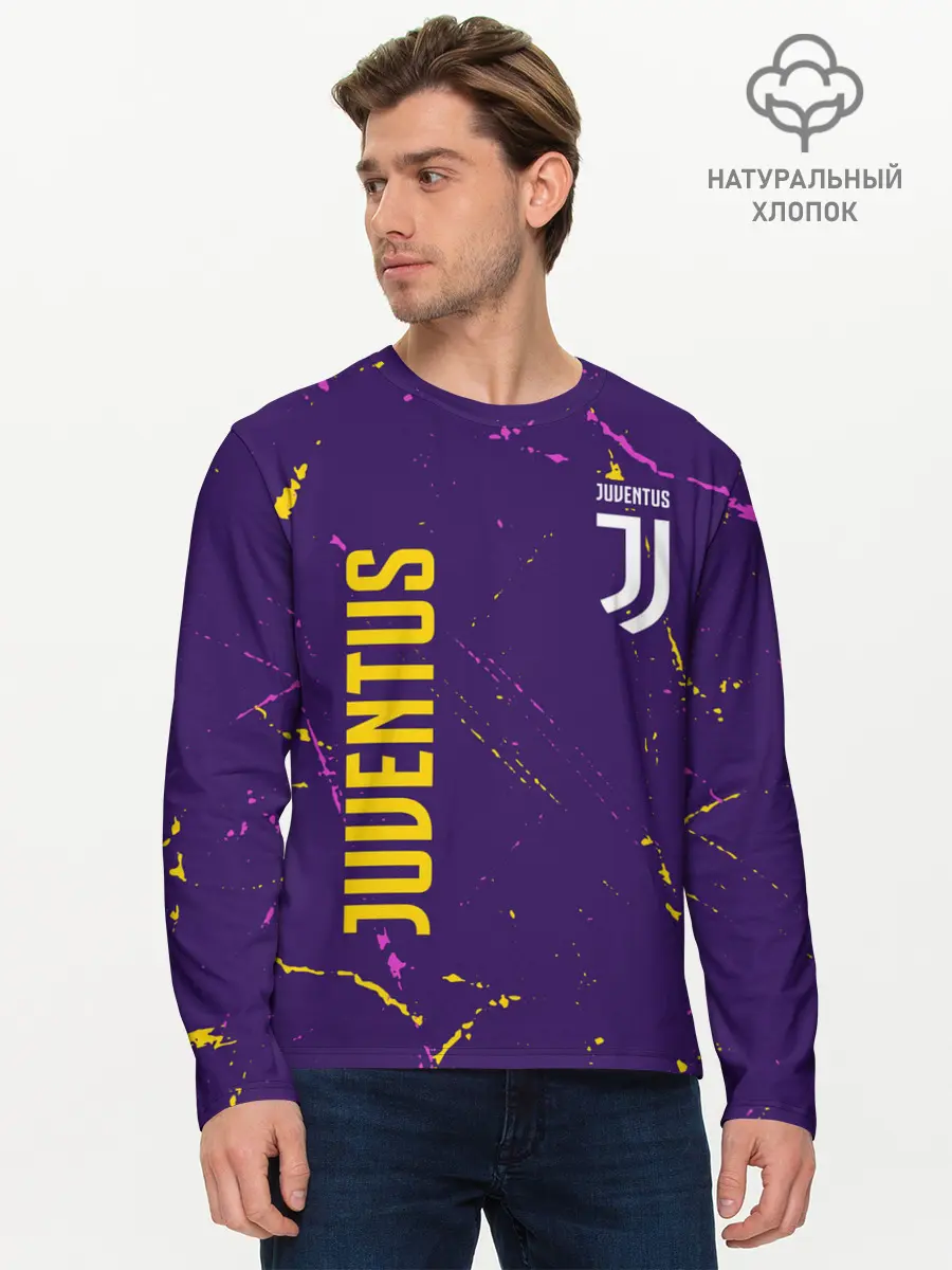Мужской лонгслив базовый / JUVENTUS / ЮВЕНТУС (P007_P004ooo2680339, P004ooo2680339)