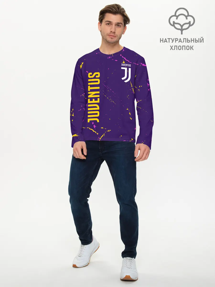 Мужской лонгслив базовый / JUVENTUS / ЮВЕНТУС (P007_P004ooo2680339, P004ooo2680339)