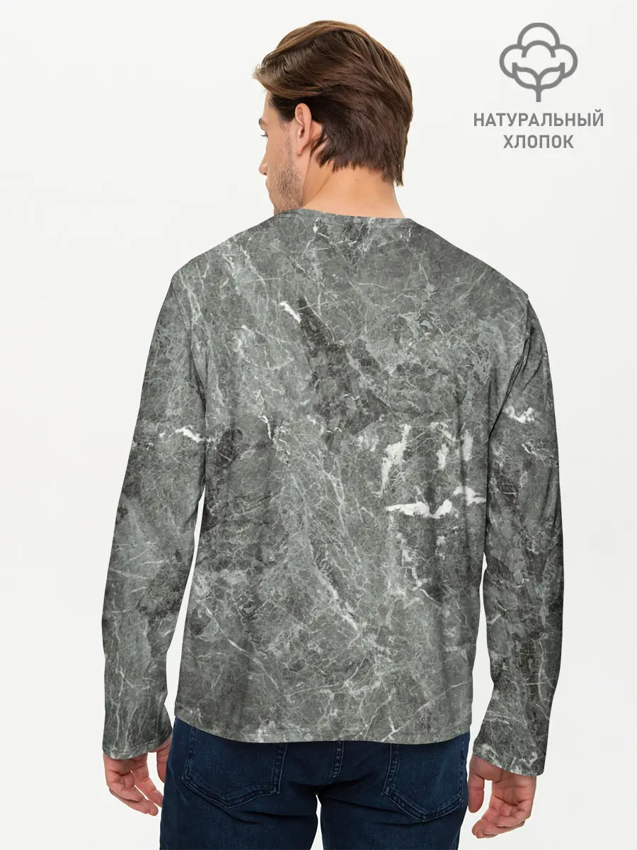 Мужской лонгслив базовый / Grey (P007_P004ooo2682247, P004ooo2682247)
