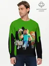 Мужской лонгслив базовый / minecraft (P007_P004ooo2682521, P004ooo2682521)