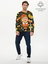 Мужской лонгслив базовый / Русская красавица (P007_P004ooo2681615, P004ooo2681615)