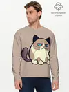 Мужской лонгслив базовый / Великий Grumpy Cat (P007_P004ooo2683139, P004ooo2683139)