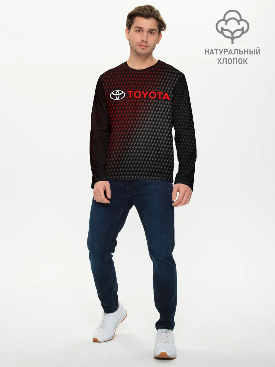 Мужской лонгслив базовый / TOYOTA / ТОЙОТА (P007_P004ooo2683375, P004ooo2683375)