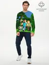 Мужской лонгслив базовый / minecraft (P007_P004ooo2682537, P004ooo2682537)