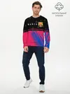 Мужской лонгслив базовый / BARCELONA / БАРСЕЛОНА (P007_P004ooo2686383, P004ooo2686383)