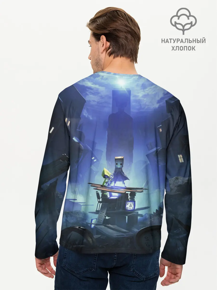 Мужской лонгслив базовый / Little Nightmares 2 (P007_P004ooo2686969, P004ooo2686969)