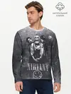 Мужской лонгслив базовый / Nirvana (P007_P004ooo2689475, P004ooo2689475)