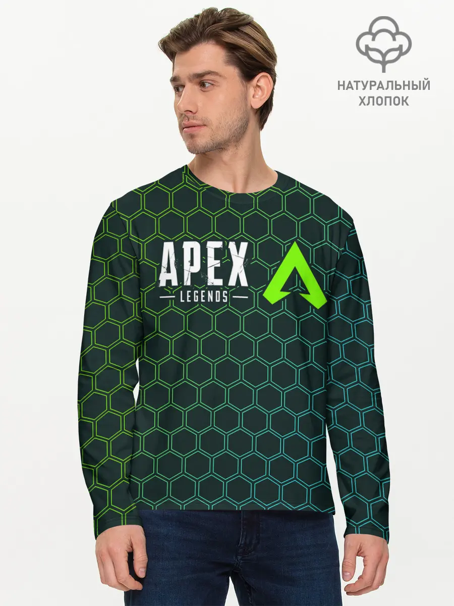 Мужской лонгслив базовый / APEX LEGENDS / АПЕКС ЛЕГЕНД (P007_P004ooo2690677, P004ooo2690677)