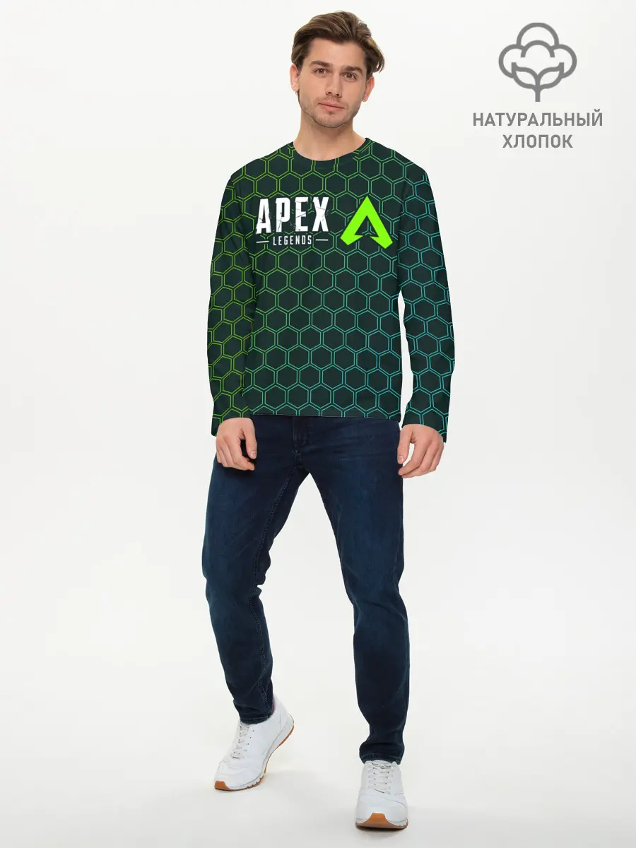 Мужской лонгслив базовый / APEX LEGENDS / АПЕКС ЛЕГЕНД (P007_P004ooo2690677, P004ooo2690677)