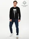 Мужской лонгслив базовый / Marilyn Manson (P007_P004ooo2691493, P004ooo2691493)