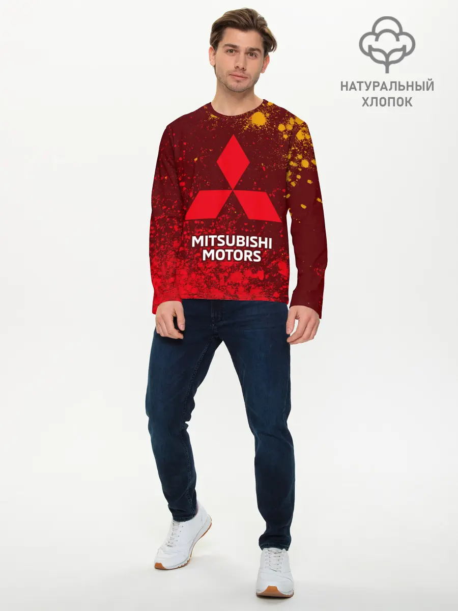 Мужской лонгслив базовый / MITSUBISHI / МИТСУБИСИ (P007_P004ooo2689725, P004ooo2689725)