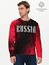 Мужской лонгслив базовый / RUSSIA / РОССИЯ (P007_P004ooo2690013, P004ooo2690013)