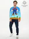 Мужской лонгслив базовый / Mario (P007_P004ooo2692565, P004ooo2692565)