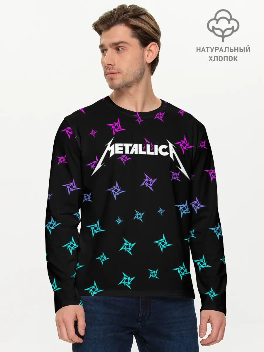 Мужской лонгслив базовый / METALLICA / МЕТАЛЛИКА (P007_P004ooo2692945, P004ooo2692945)