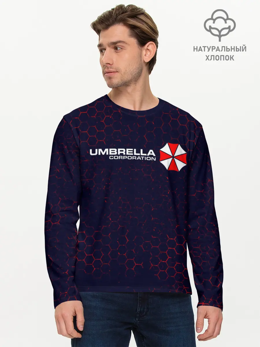 Мужской лонгслив базовый / UMBRELLA CORP / АМБРЕЛЛА (P007_P004ooo2691761, P004ooo2691761)
