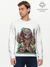 Мужской лонгслив базовый / ХИЩНИК | PREDATOR (P007_P004ooo2692209, P004ooo2692209)