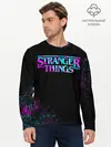 Мужской лонгслив базовый / Очень странные дела (P007_P004ooo2692425, P004ooo2692425)