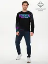 Мужской лонгслив базовый / Очень странные дела (P007_P004ooo2692425, P004ooo2692425)