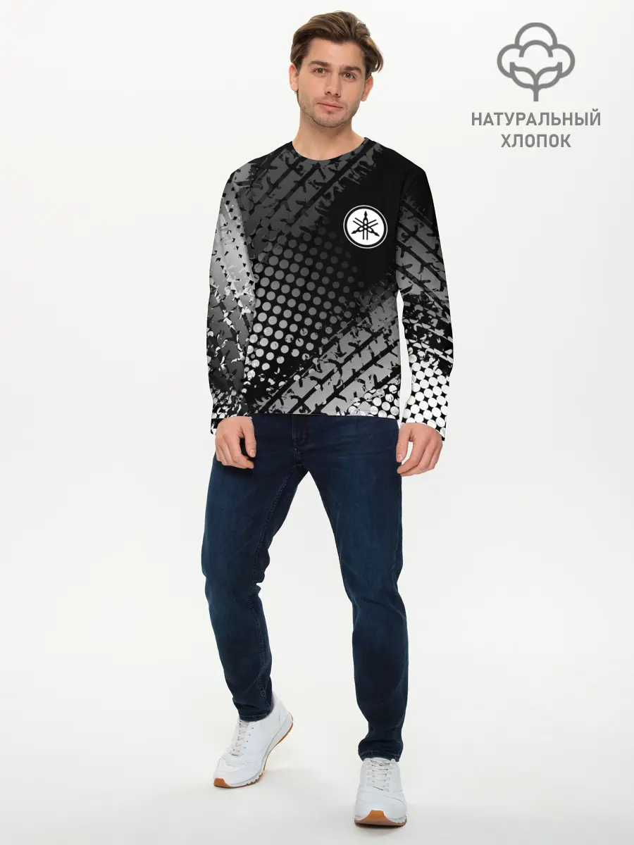 Мужской лонгслив базовый / Yamaha (P007_P004ooo2692473, P004ooo2692473)