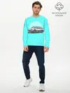Мужской лонгслив базовый / Хачироку АЕ86 (P007_P004ooo2692491, P004ooo2692491)