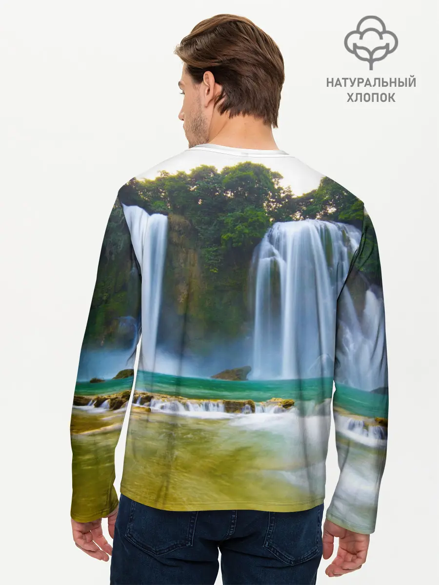 Мужской лонгслив базовый / водопад (P007_P004ooo2692515, P004ooo2692515)