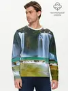 Мужской лонгслив базовый / водопад (P007_P004ooo2692515, P004ooo2692515)
