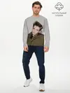 Мужской лонгслив базовый / Роберт Паттинсон (P007_P004ooo2694877, P004ooo2694877)
