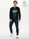 Мужской лонгслив базовый / TRDMrnMsn, Marilyn Manson (P007_P004ooo2693959, P004ooo2693959)