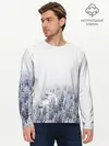 Мужской лонгслив базовый / зимний лес (P007_P004ooo2694509, P004ooo2694509)