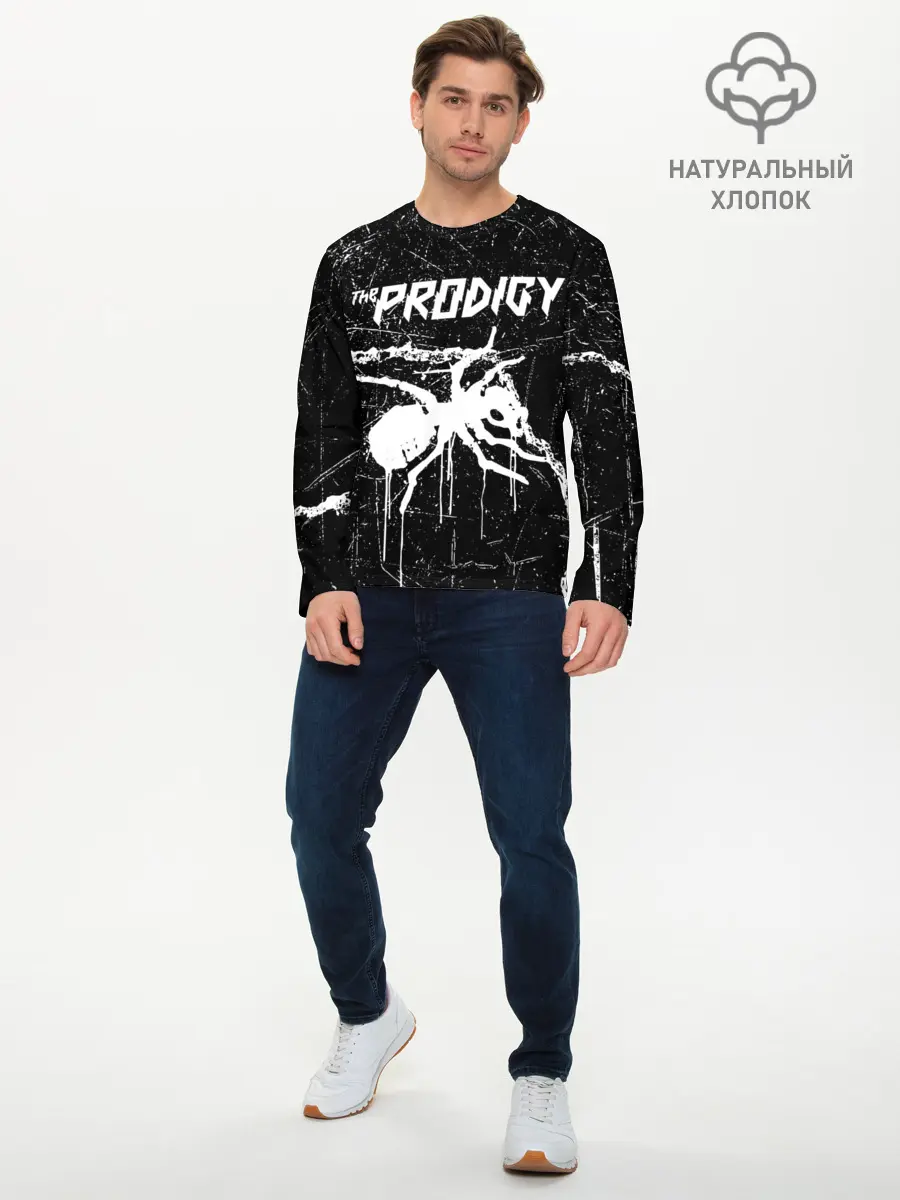Мужской лонгслив базовый / THE PRODIGY. (P007_P004ooo2695949, P004ooo2695949)