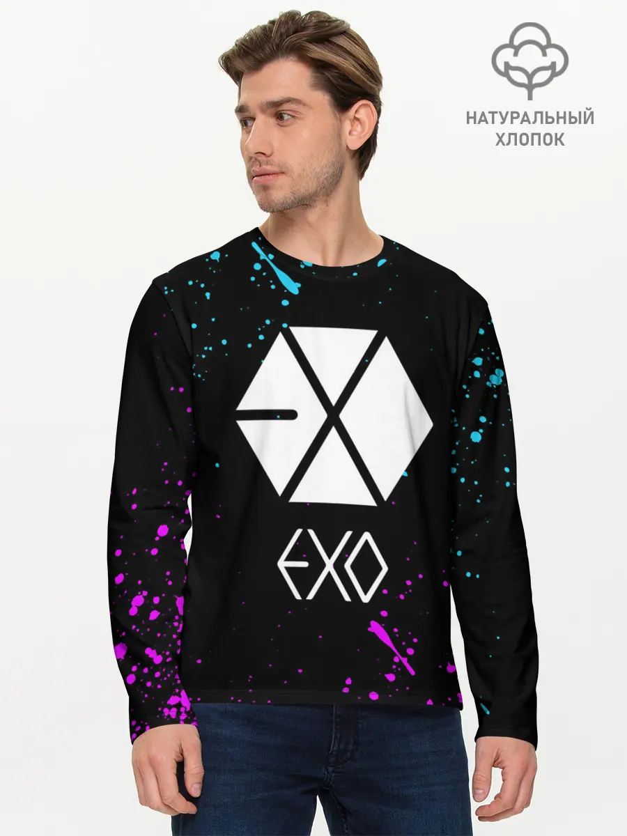Мужской лонгслив базовый / EXO BAND. (P007_P004ooo2695969, P004ooo2695969)