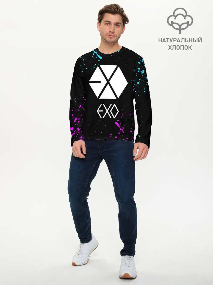 Мужской лонгслив базовый / EXO BAND. (P007_P004ooo2695969, P004ooo2695969)