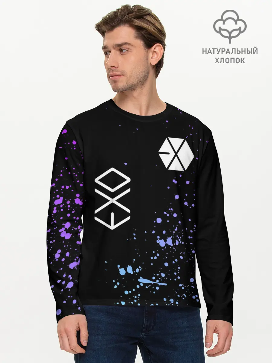 Мужской лонгслив базовый / EXO BAND. (P007_P004ooo2695971, P004ooo2695971)